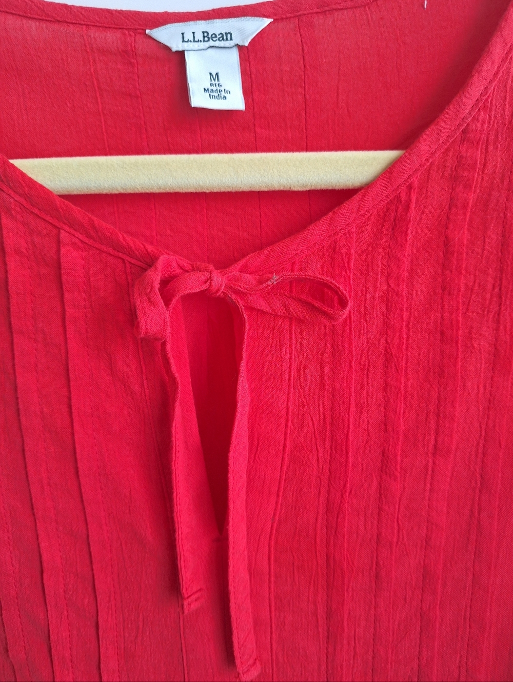 L.L. Bean Cotton Gauze Blouse - Picture 3 of 4